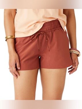Carve Designs Women's Elastic-Waist Shorts Henna Sz M